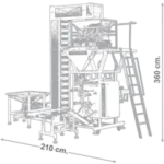 ماكينة التعبئة والتغليف الوزنية ذات 4 رؤوس - 4 رأس