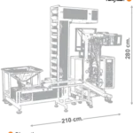 w340gماكينة تعبئة وتغليف الحبوب ومعكرونة أشكال في الأكياس الأتوماتيكية W340 G