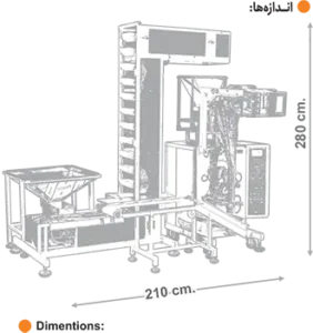 w340gماكينة تعبئة وتغليف الحبوب ومعكرونة أشكال في الأكياس الأتوماتيكية W340 G