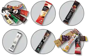 ماكينة تعبئة وتغليف أكياس أصابع للمساحيق العمودية W80 P